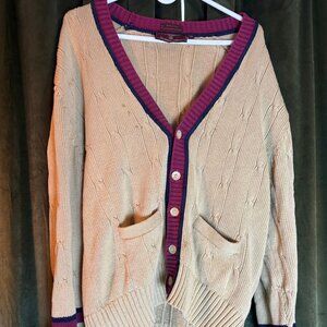 VIntage Chaps Ralph Lauren Varsity Cardigan